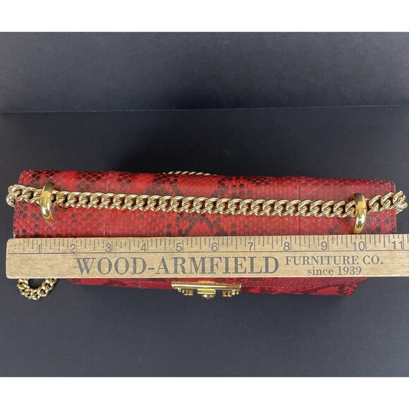 Gucci Red Padlock Shoulder Bag Small - Picture 7 of 16